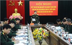 Trung tướng Nguyễn Văn Gấu chủ trì Hội nghị góp ý vào Dự thảo Nghị quyết của Quân ủy Trung ương